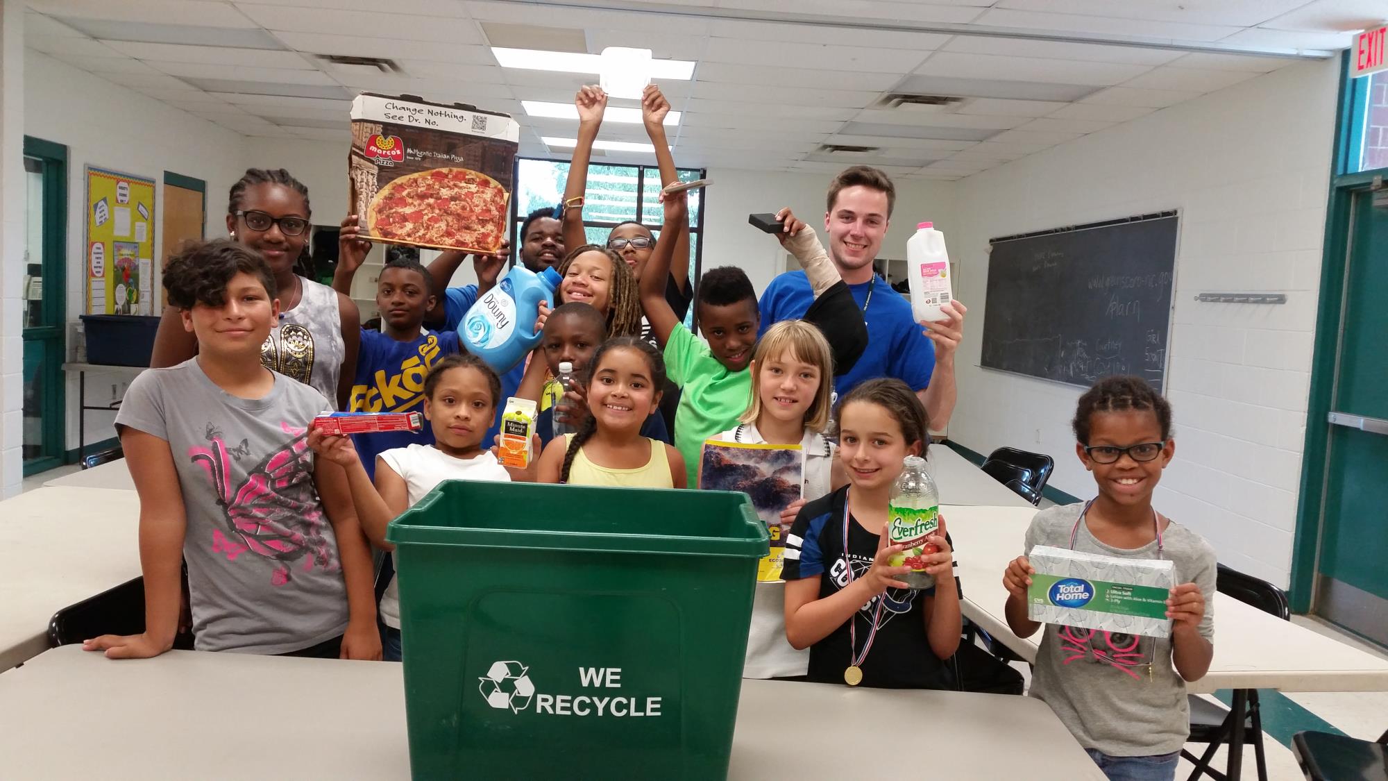 Recycle Edu at Leonard Rec Summer Camp